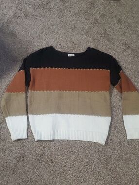 Colorblock Women's Sweater from she & sho, small